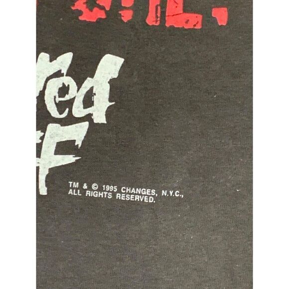 Vintage Basketball T-Shirt XL Black Scared Stiff - Picture 8 of 10